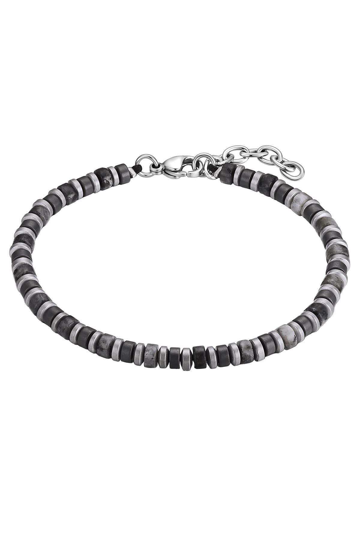 TRUE REBELS Armband Edelstahl silber, Bild 1