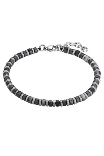 TRUE REBELS Armband Edelstahl silber