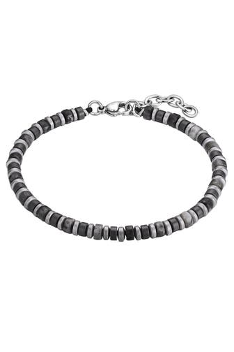 TRUE REBELS Armband Edelstahl silber