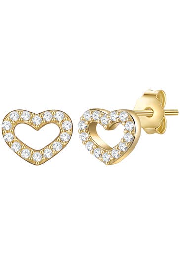 LULU & JANE Ohrringe Messing gelbgold