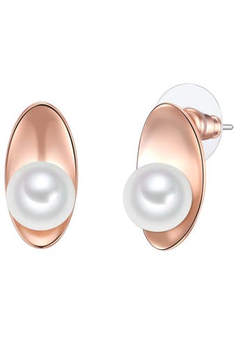 LULU & JANE Ohrringe Messing roségold