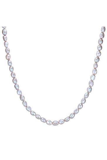 VALERO PEARLS Kette Sterling Silber grau