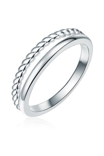 RAFAELA DONATA Ring Edelstahl silber