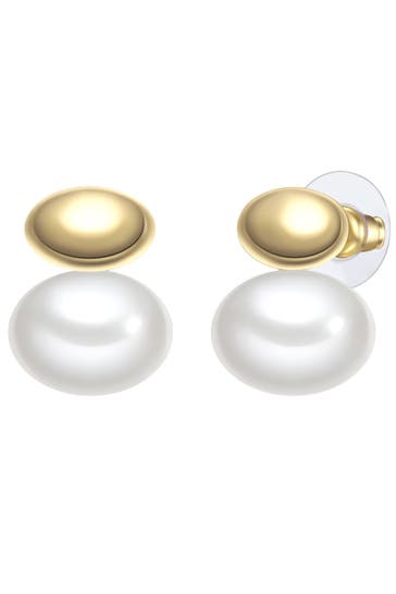 YOKOAMII Ohrringe Metall gelbgold