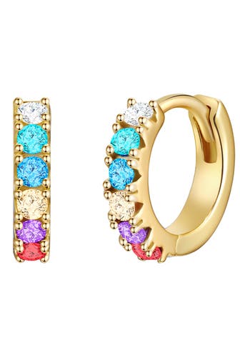 LULU & JANE Ohrringe Messing gelbgold