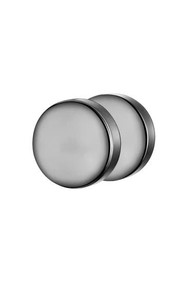 TRUE REBELS Ohrringe Edelstahl gunmetal