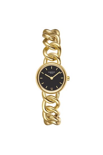 GLANZSTÜCKE MÜNCHEN Quarzuhr Damen Quarzuhr gelbgold Edelstahl gelbgold