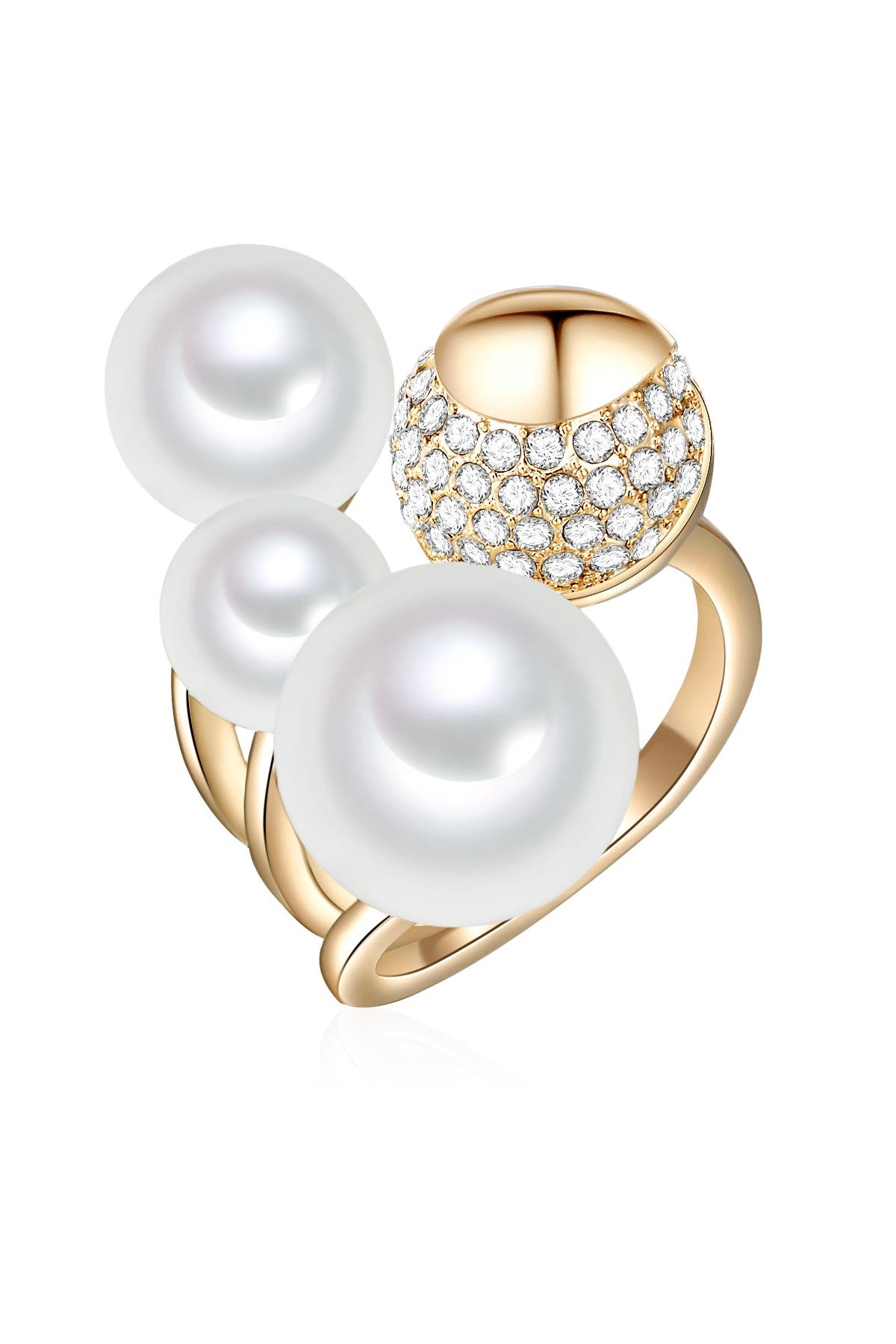 LULU & JANE Ring Sterling Silber gelbgold, Bild 1