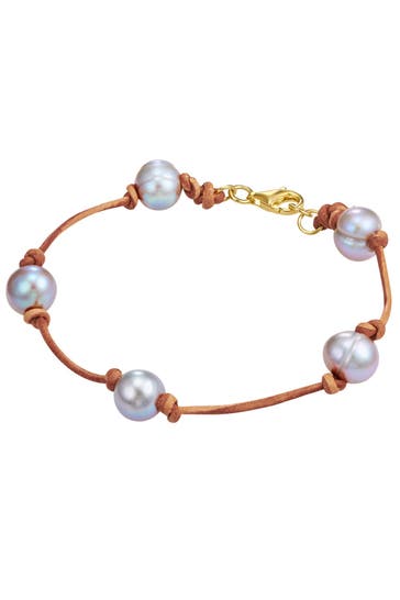 VALERO PEARLS Armband Sterling Silber grau