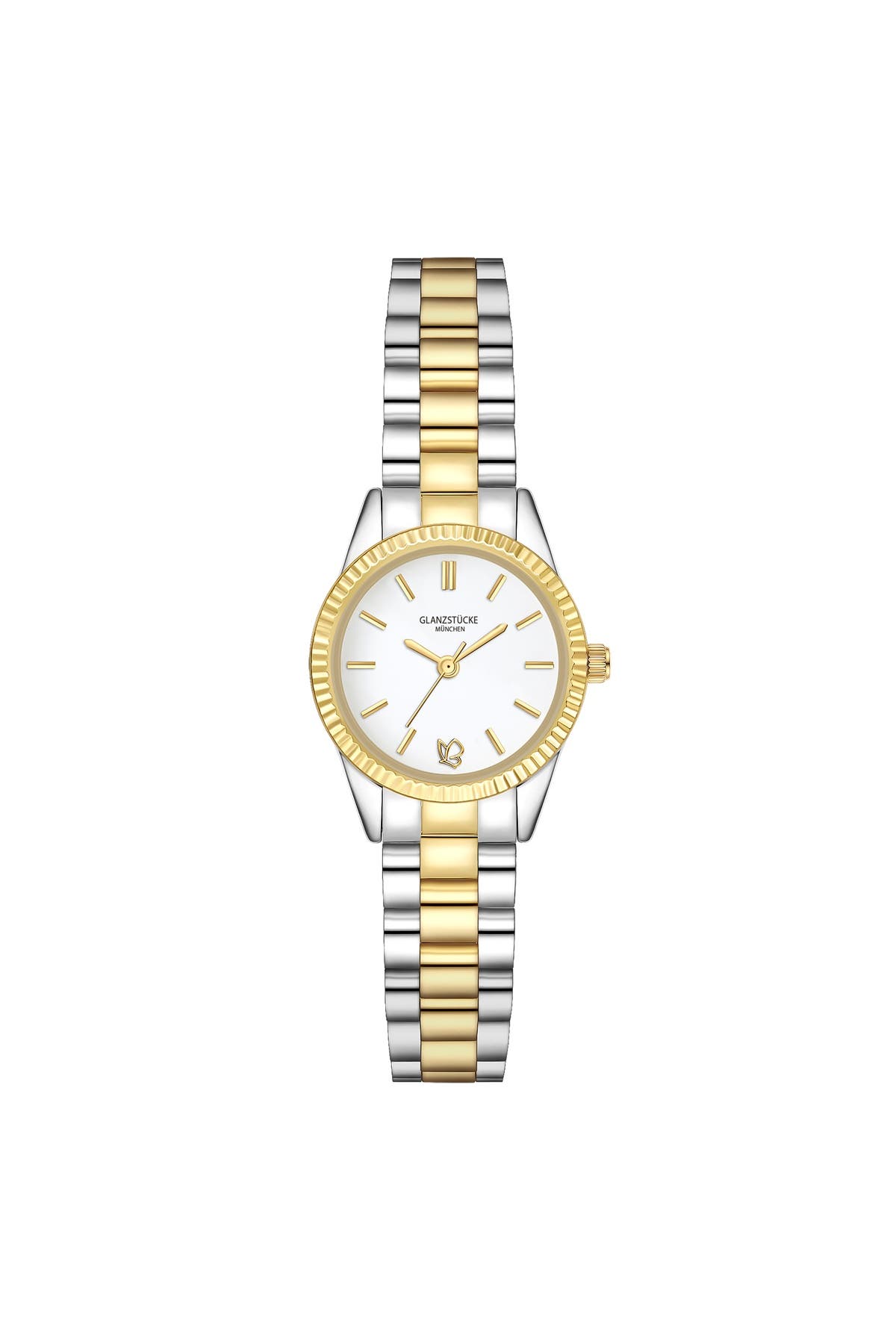 GLANZSTÜCKE MÜNCHEN Quarzuhr Damen Quarzuhr bicolor Edelstahl bicolor, Bild 1