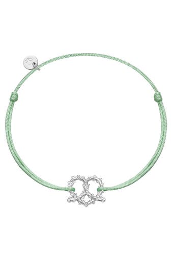 GLANZSTÜCKE MÜNCHEN Armband salbei/silber