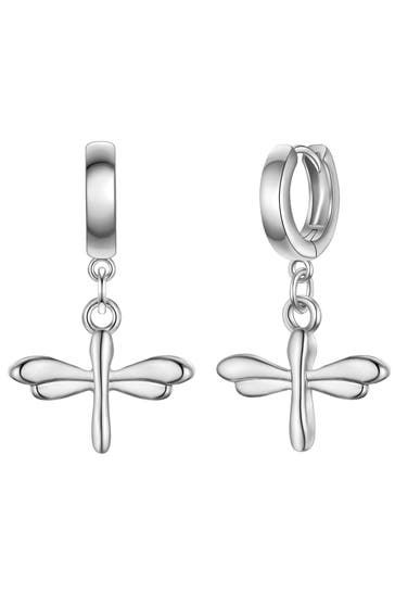 YOKOAMII Ohrringe Metall-Legierung silber