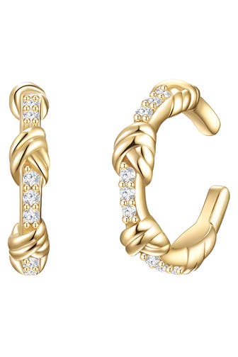 GLANZSTÜCKE MÜNCHEN Ohrringe Sterling Silber gelbgold