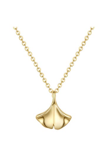 LULU & JANE Kette Messing gelbgold