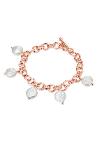 LULU & JANE Armband Messing roségold