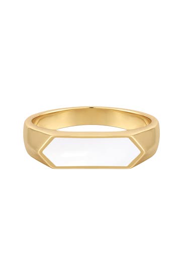 GLANZSTÜCKE MÜNCHEN Ring Sterling Silber gelbgold