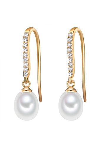 VALERO PEARLS Ohrringe Sterling Silber gelbgold
