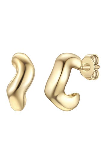 YOKOAMII Ohrringe Messing gelbgold