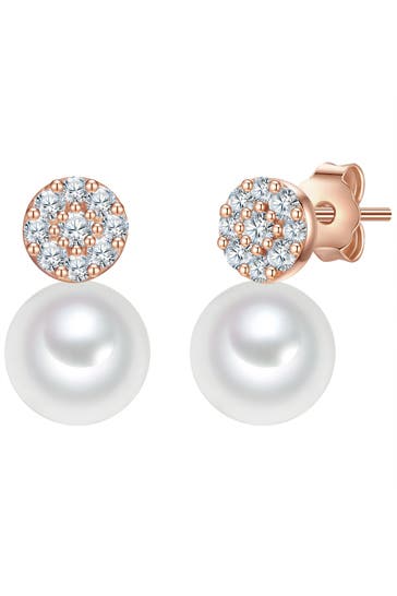 VALERO PEARLS Ohrringe Sterling Silber roségold