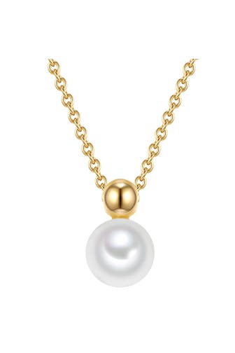 VALERO PEARLS Kette Sterling Silber gelbgold