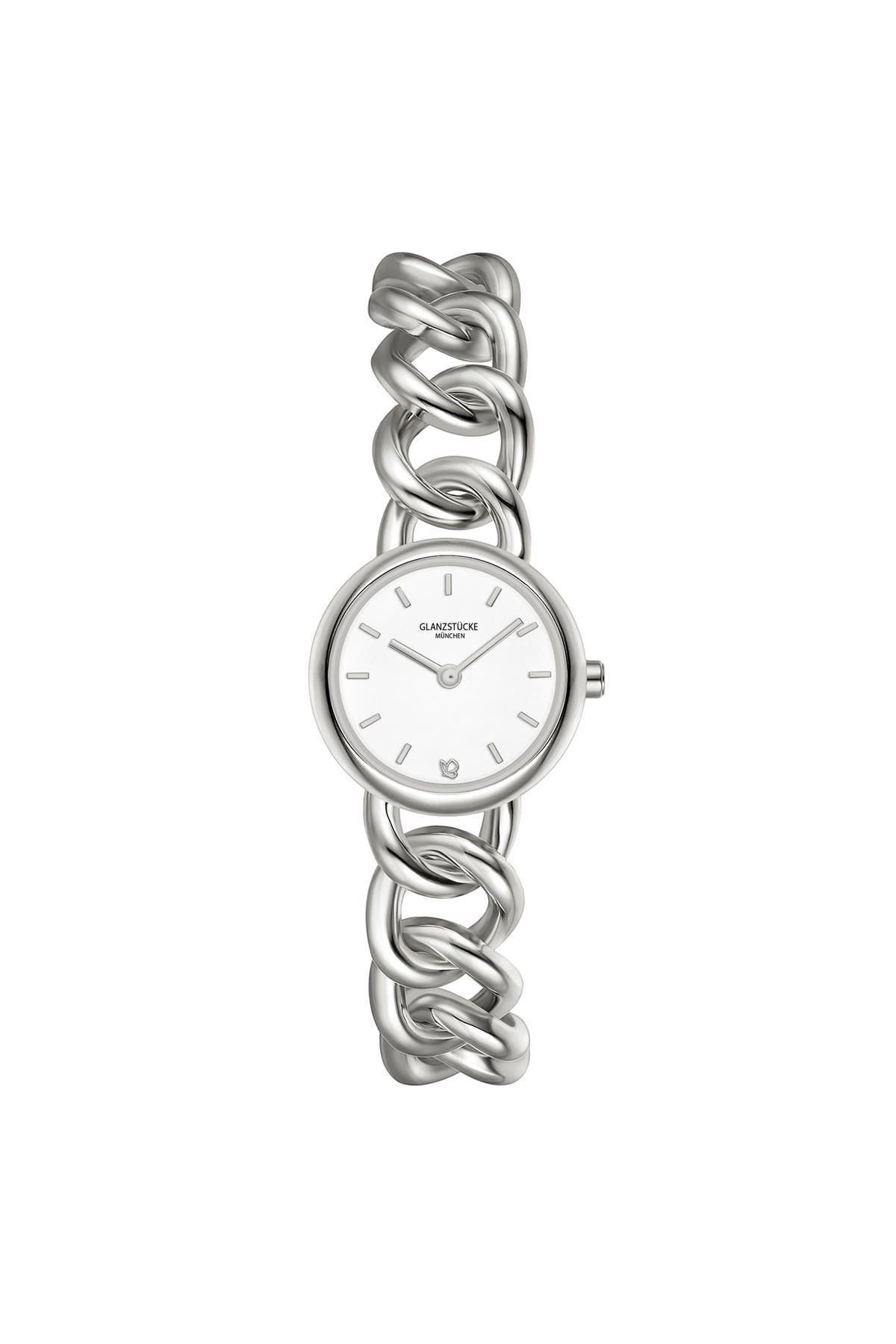 GLANZSTÜCKE MÜNCHEN Quarzuhr Damen Quarzuhr silber Edelstahl silber, Bild 1