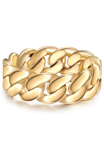 YOKOAMII Ring Metall-Legierung gelbgold