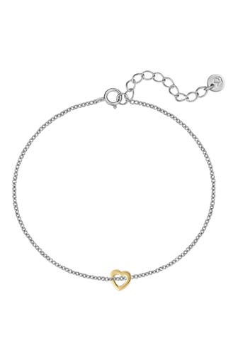 GLANZSTÜCKE MÜNCHEN Armband Sterling Silber silber/gelbgold
