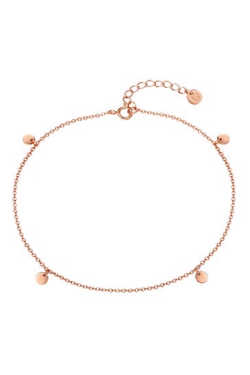 GLANZSTÜCKE MÜNCHEN Fusskettchen Sterling Silber roségold