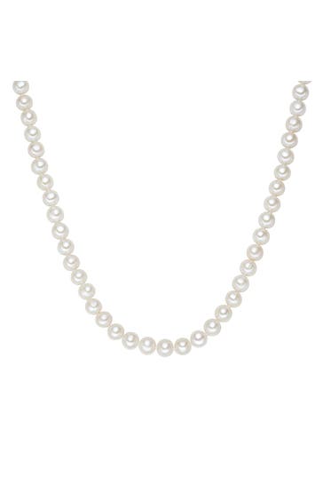 VALERO PEARLS Kette Süßwasser-Zuchtperle OneColor