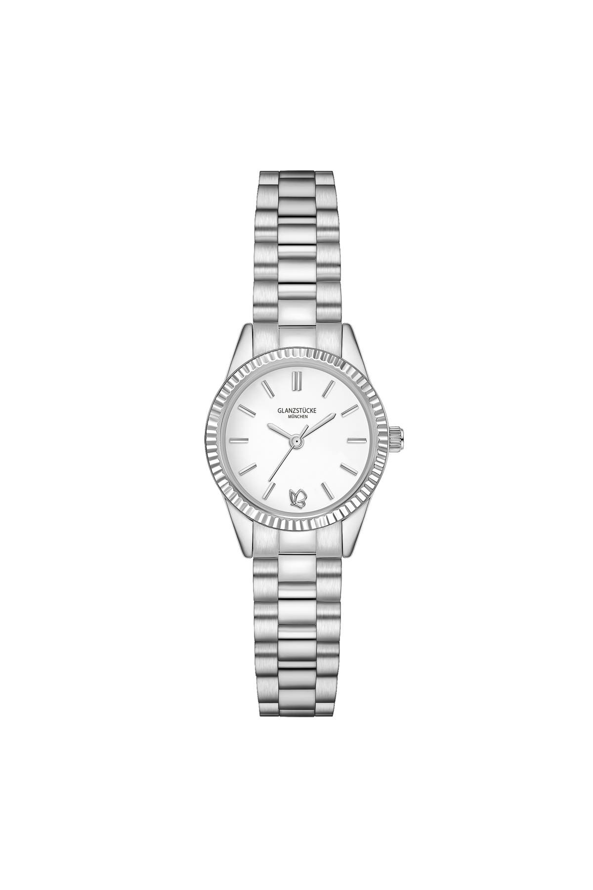GLANZSTÜCKE MÜNCHEN Quarzuhr Damen Quarzuhr silber Edelstahl silber, Bild 1
