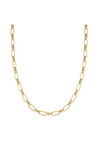 TRUE REBELS Kette Edelstahl gelbgold