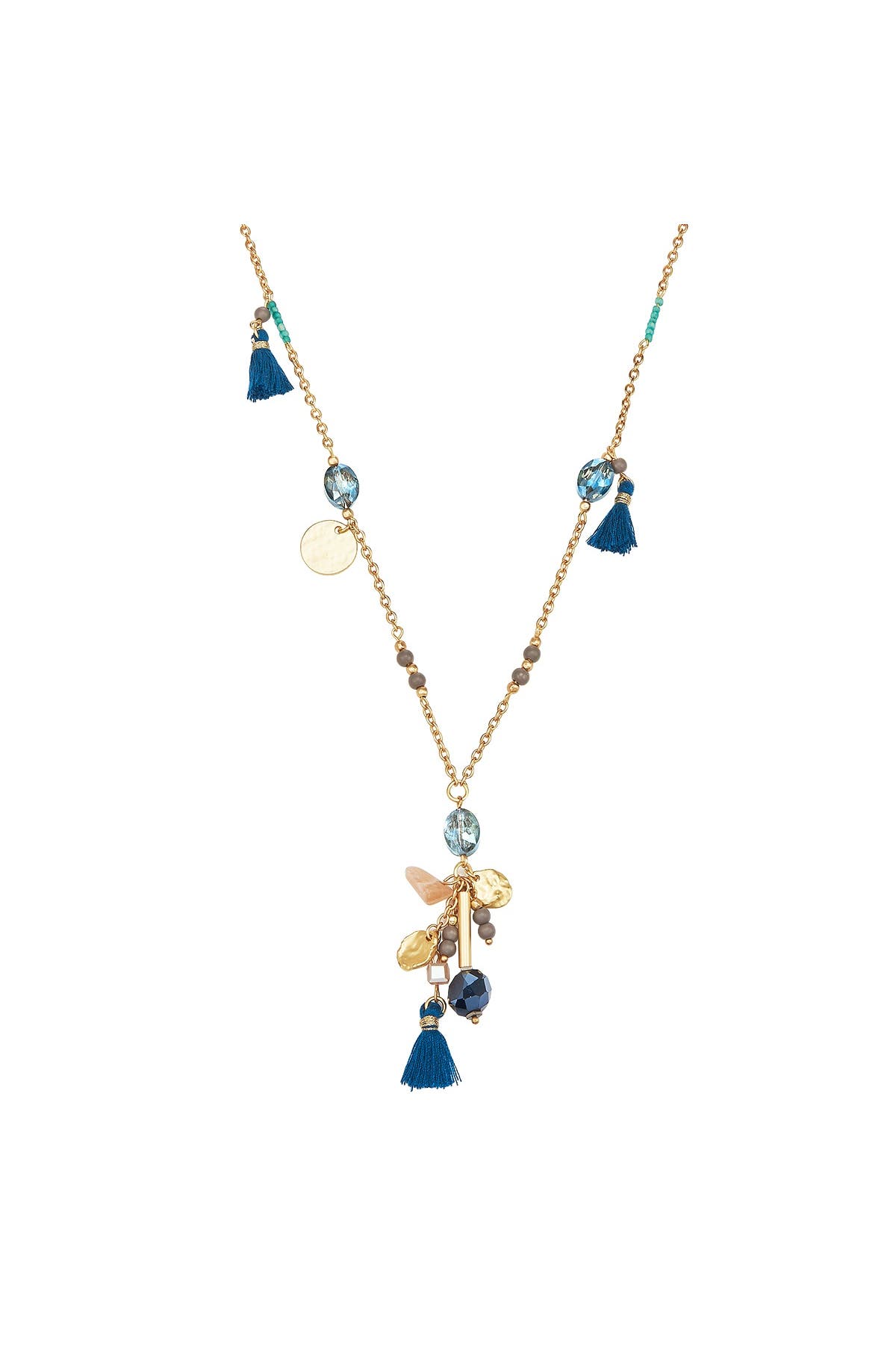 LULU & JANE Kette Messing gelbgold, Bild 1