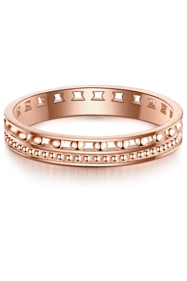 LULU & JANE Ring Messing roségold