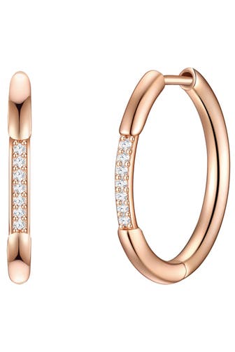 LULU & JANE Ohrringe Messing roségold