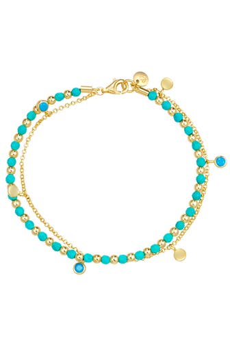 GLANZSTÜCKE MÜNCHEN Armband Sterling Silber gelbgold