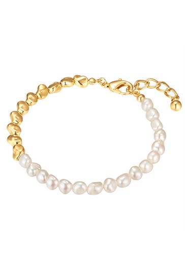 YOKOAMII Armband Metall gelbgold