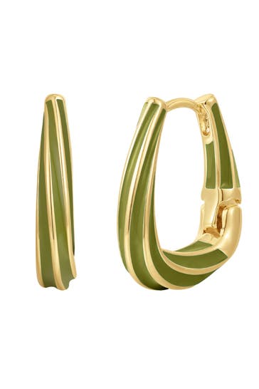 YOKOAMII Ohrringe Messing gelbgold