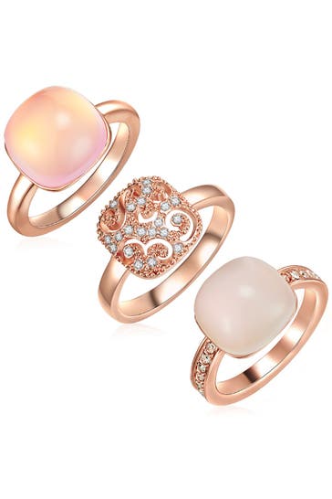 LULU & JANE Ring Metall-Legierung roségold
