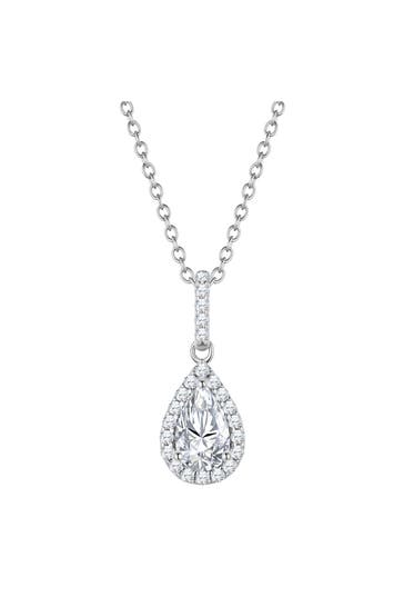 GLANZSTÜCKE MÜNCHEN Kette Kette mit Anhänger Sterling Silber Zirkonia weiß silber