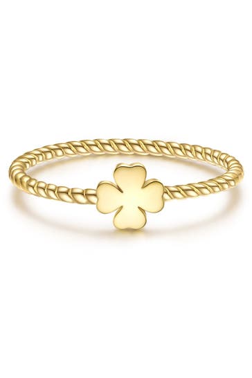 GLANZSTÜCKE MÜNCHEN Ring Sterling Silber gelbgold