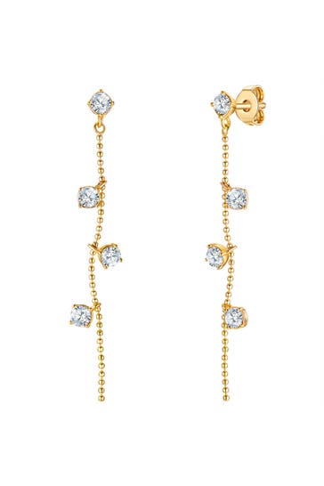LULU & JANE Ohrringe Metall gelbgold