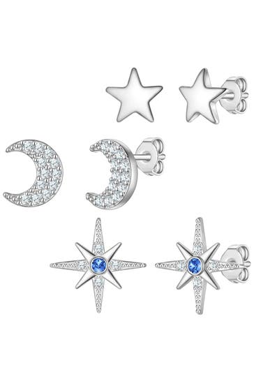 YOKOAMII Ohrringe Messing silber