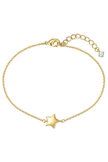 LULU & JANE Armband Messing gelbgold