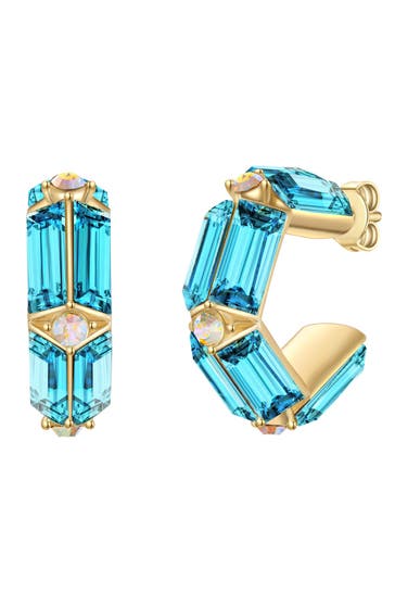 YOKOAMII Ohrringe Metall-Legierung gelbgold