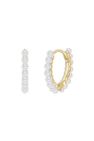 GLANZSTÜCKE MÜNCHEN Ohrringe Perle (synth.) weiß