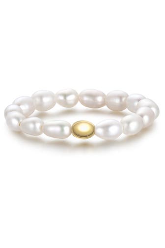 GLANZSTÜCKE MÜNCHEN Ring Süßwasser-Zuchtperle weiß