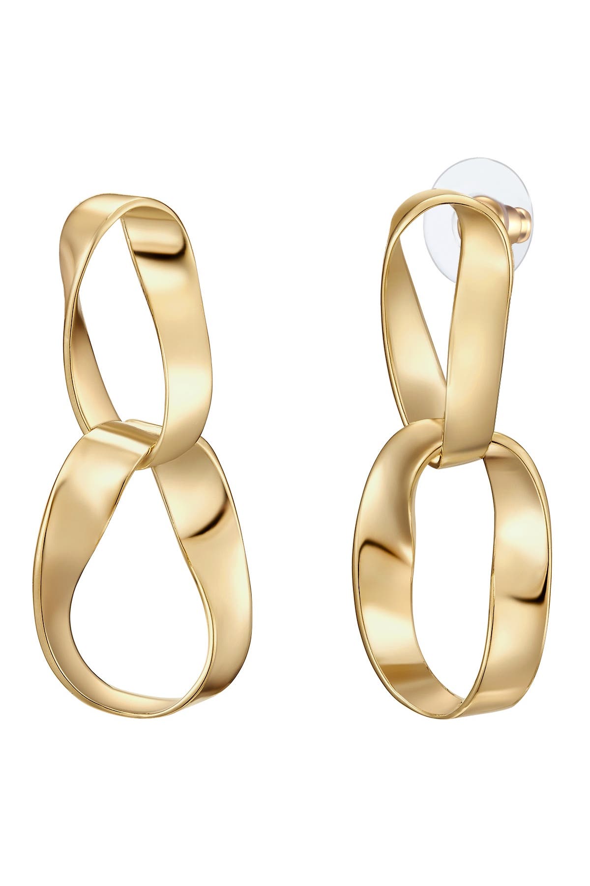 LULU & JANE Ohrringe Muschelkernperle gelbgold, Bild 1