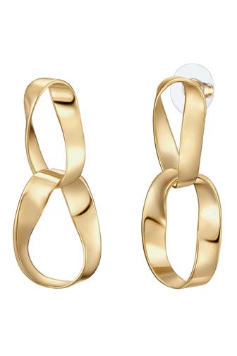 LULU & JANE Ohrringe Muschelkernperle gelbgold