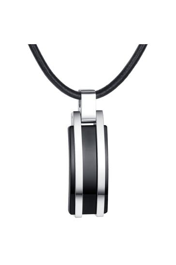 TRUE REBELS Kette Echtleder OneColor