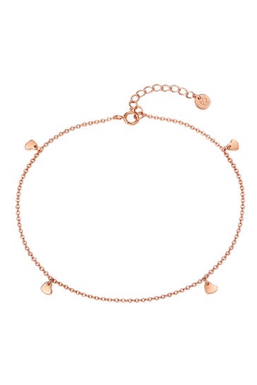 GLANZSTÜCKE MÜNCHEN Fusskettchen Sterling Silber roségold